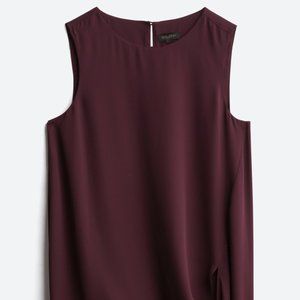 Goldray Zabir Side Tie Sleeveless Blouse NWT